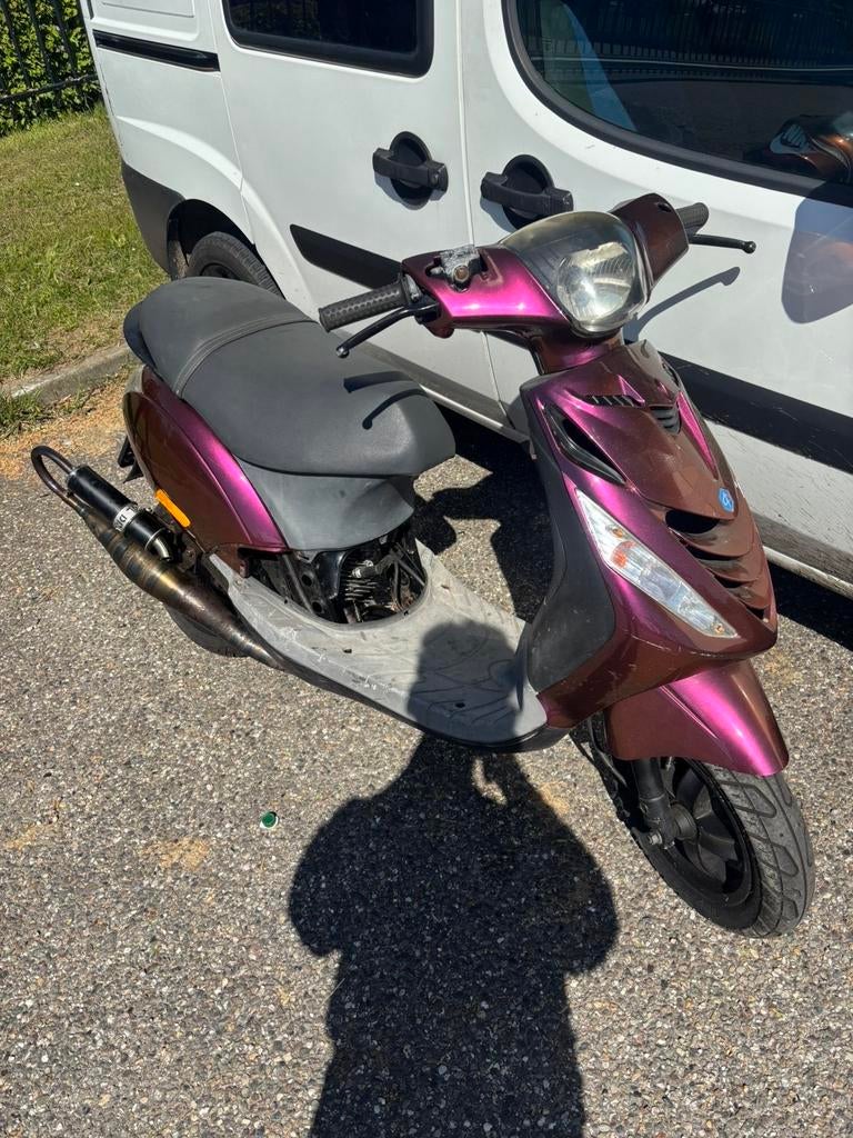 Piaggio Zip 2000 Uitlaat DDL Tuning snor kenteken, Ophalen of Verzenden, Gebruikt, Uitlaat, Piaggio