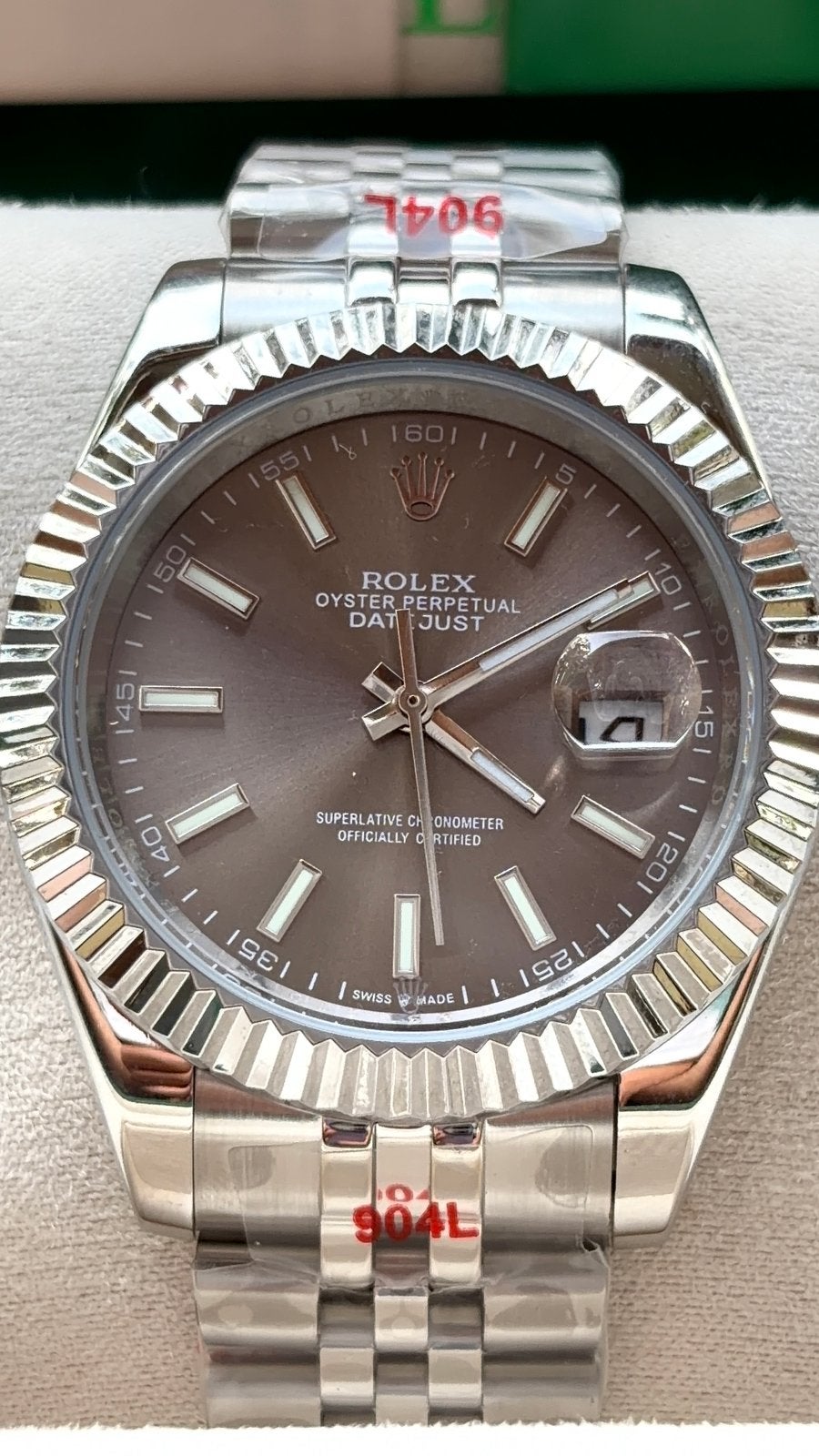 Rolex Datejust Rhodium dial, Staal, Verzenden, Polshorloge, Nieuw