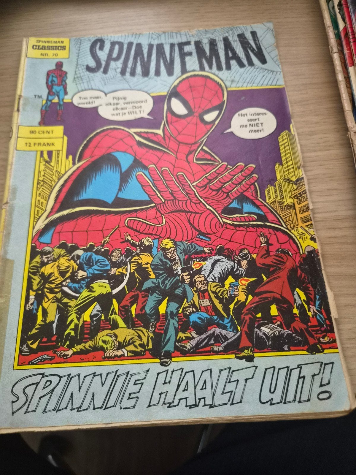 Spinneman Classics Nr. 70 - Spinnie Haalt Uit!, Eén stripboek, Ophalen of Verzenden, Gelezen, Stan Lee