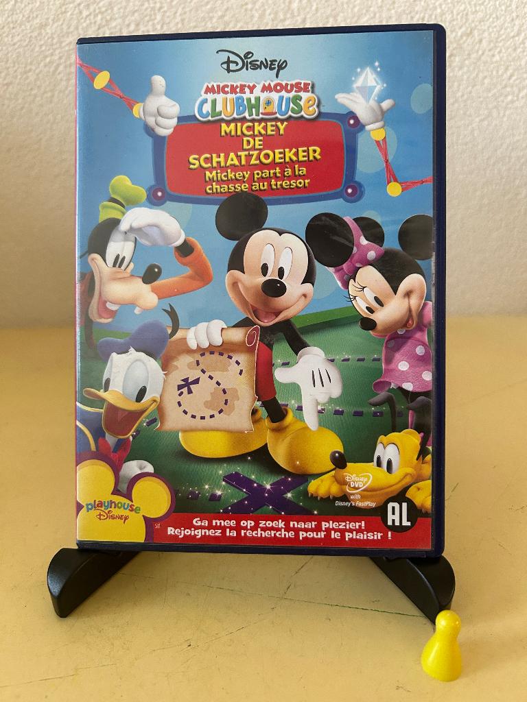 Mickey Mouse Clubhouse: Mickey de schatzoeker Disney DVD, Cd's en Dvd's, Tekenfilm, Ophalen of Verzenden, Zo goed als nieuw, Alle leeftijden