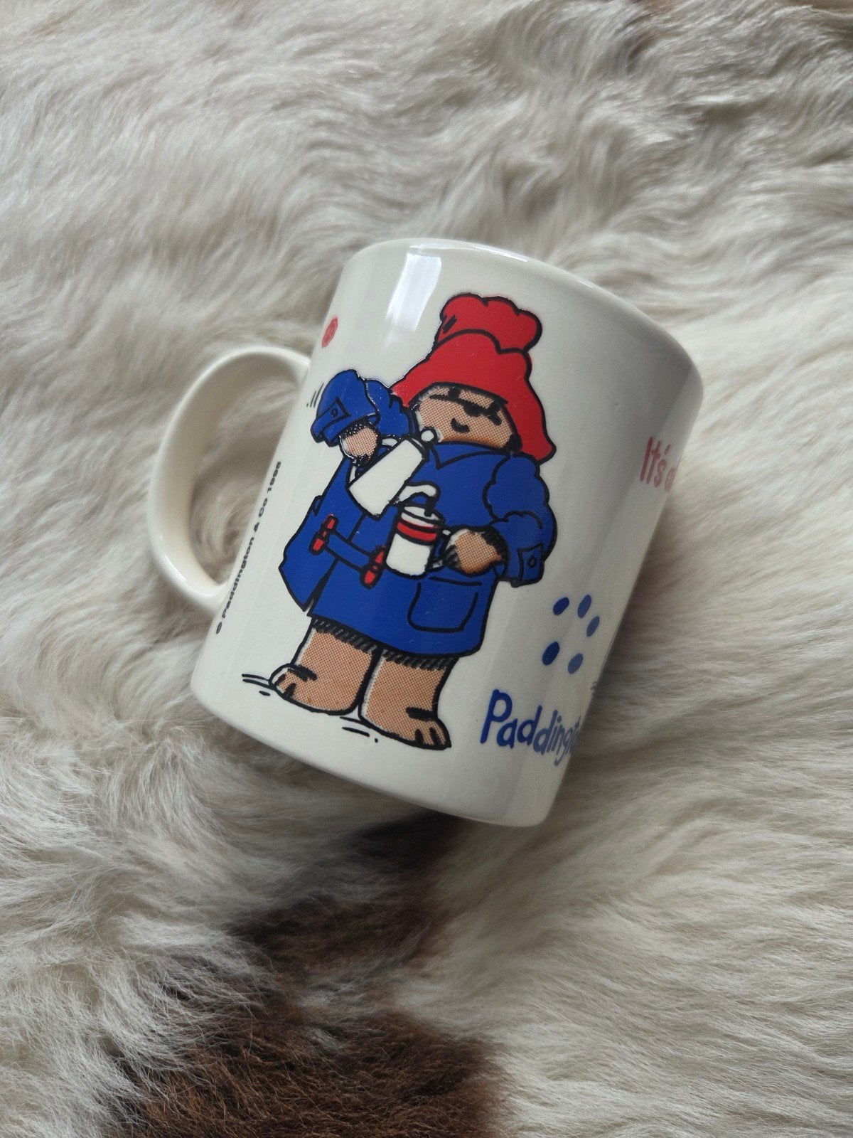 Paddington Beer Mok 1995 - It's always time for coffee, Ophalen of Verzenden, Steen/keramiek, Wit, Overige merken