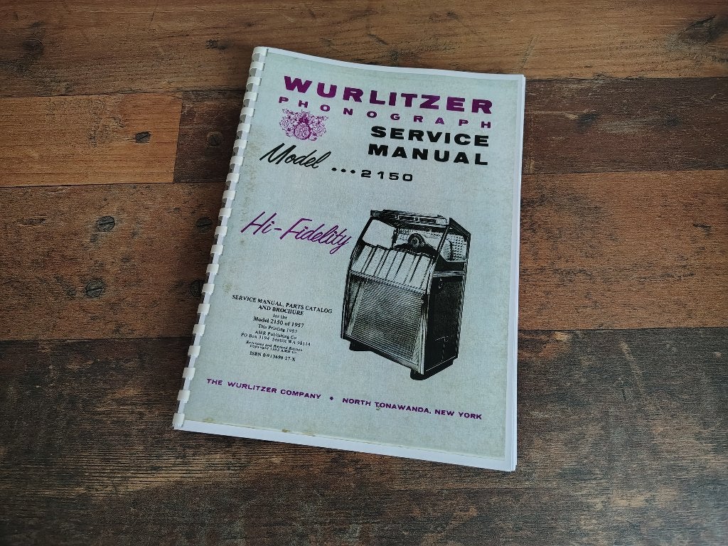 Service Manual: Wurlitzer 2150 (1957) jukebox nieuw !!, Verzamelen, Verzenden, Nieuw, 1950 tot 1960, Seeburg