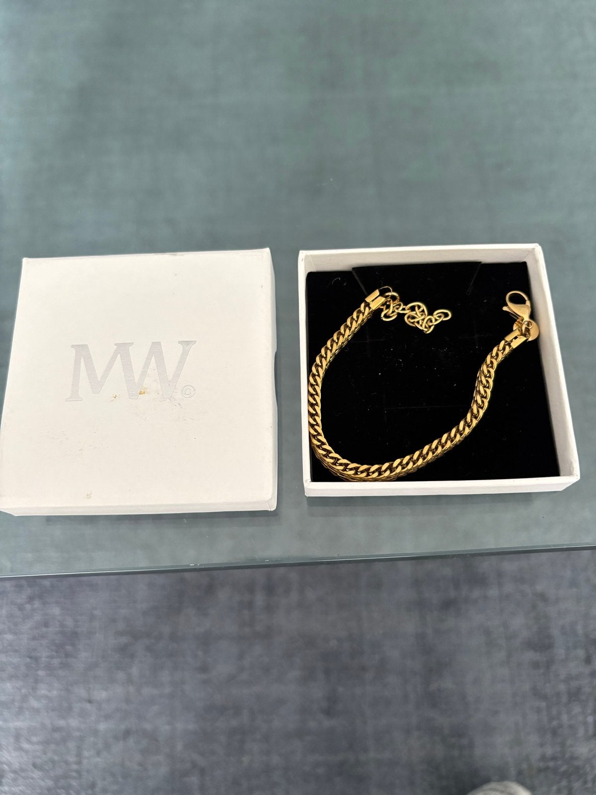 Goudkleurige armband met vossenstaart schakels - Nieuw, Verzenden, Nieuw, Goud