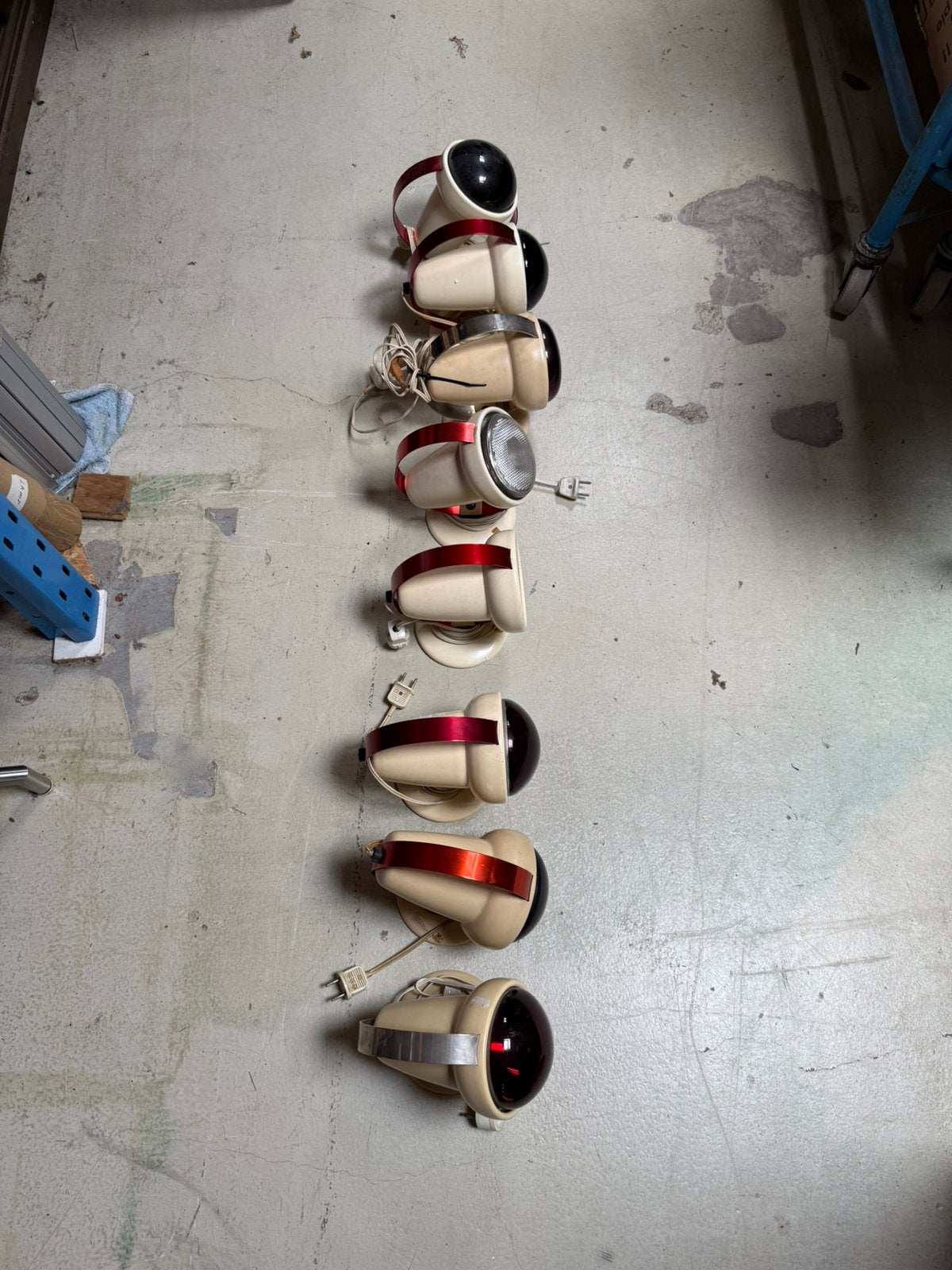 8 Philips InfraPhil lampen Charlotte Perriand, Ophalen, Philips