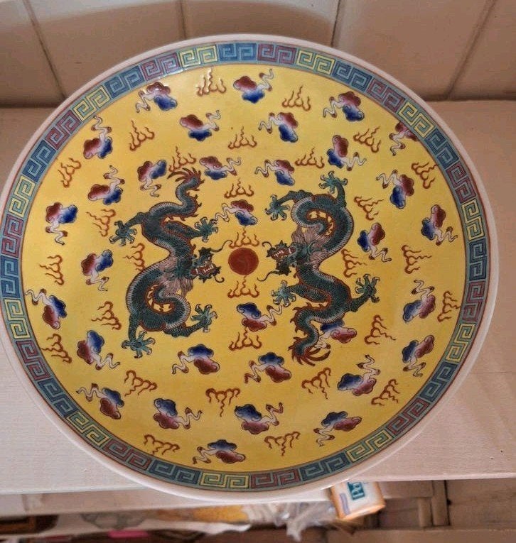 Set van 6 Vintage Chinese Diepe Borden – Jingdezhen (Jare, Ophalen, Porselein of Keramiek