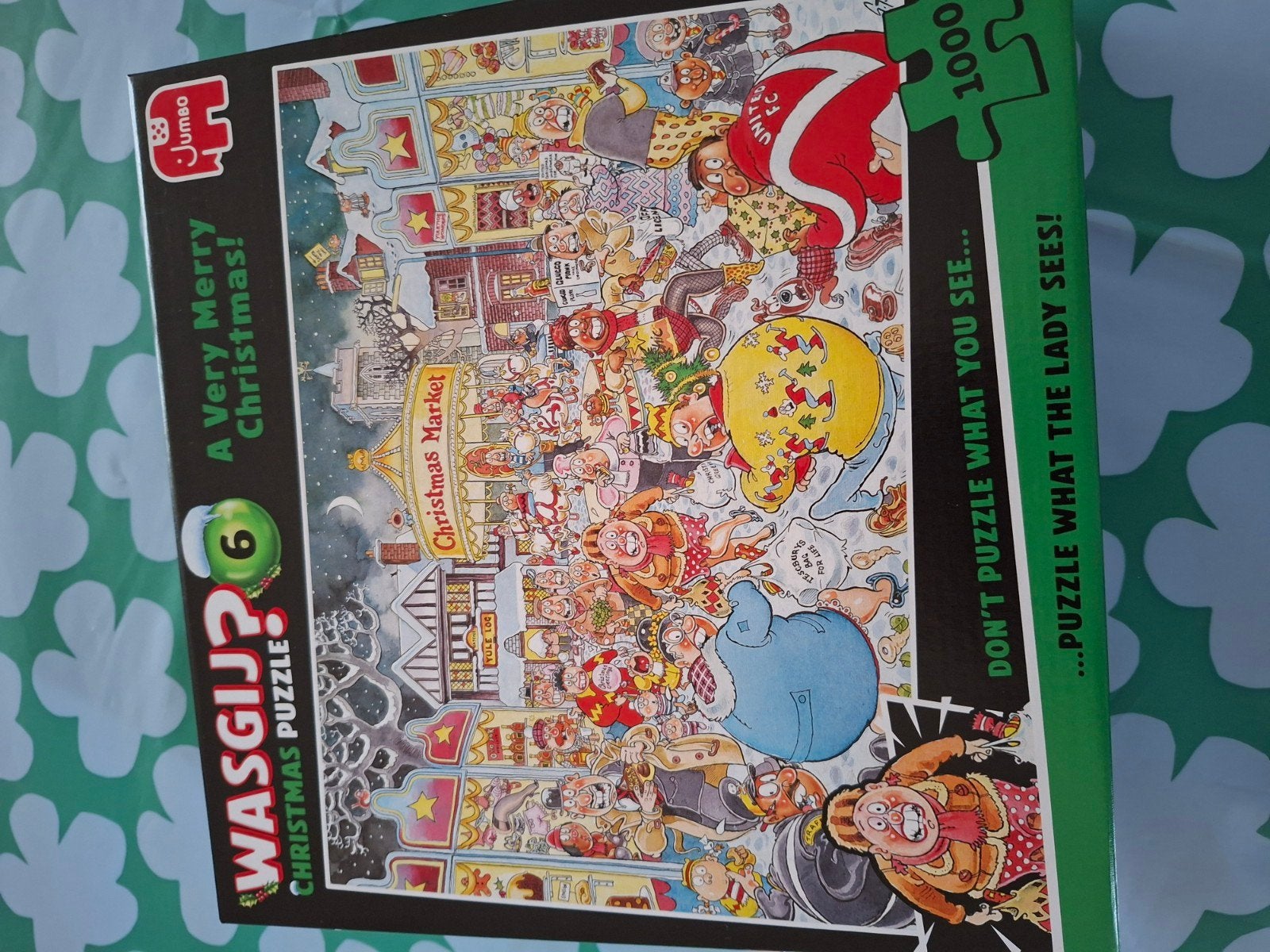 wasgij kerst 6 1000stukjes, Ophalen of Verzenden, 500 t/m 1500 stukjes, Zo goed als nieuw