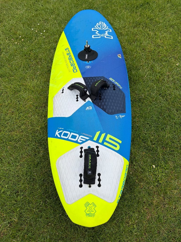 Starboard Kode 115 Windsurfplank  complete set, Watersport en Boten, Windsurfen, Gebruikt, Complete set, Starboard, Minder dan 250 cm