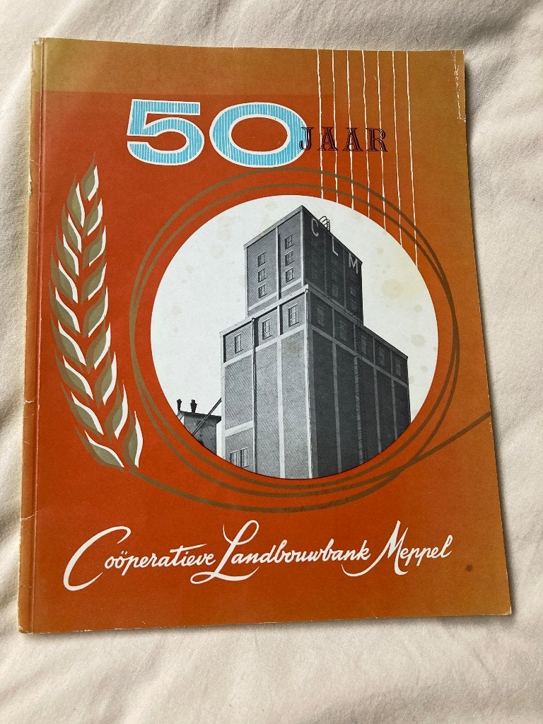 50 jaar cooperatieve landbouwbank Meppel 1959, Ophalen of Verzenden, 20e eeuw of later, Gelezen