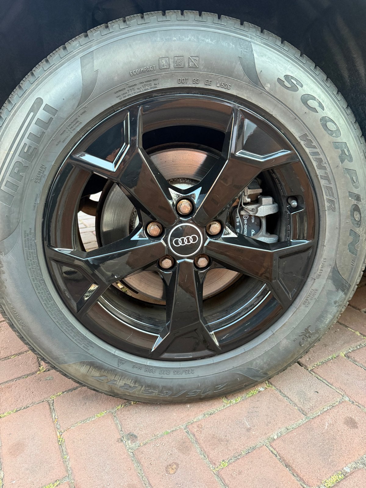 velgen 17 inch met banden in goede staat, Ophalen, Gebruikt, Banden en Velgen, 17 inch