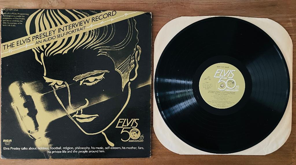 Elvis - Elvis Talks! The Interview Record - USA 1984 - PROMO, Gebruikt, Verzenden, Limited edition, 1980 - 1989
