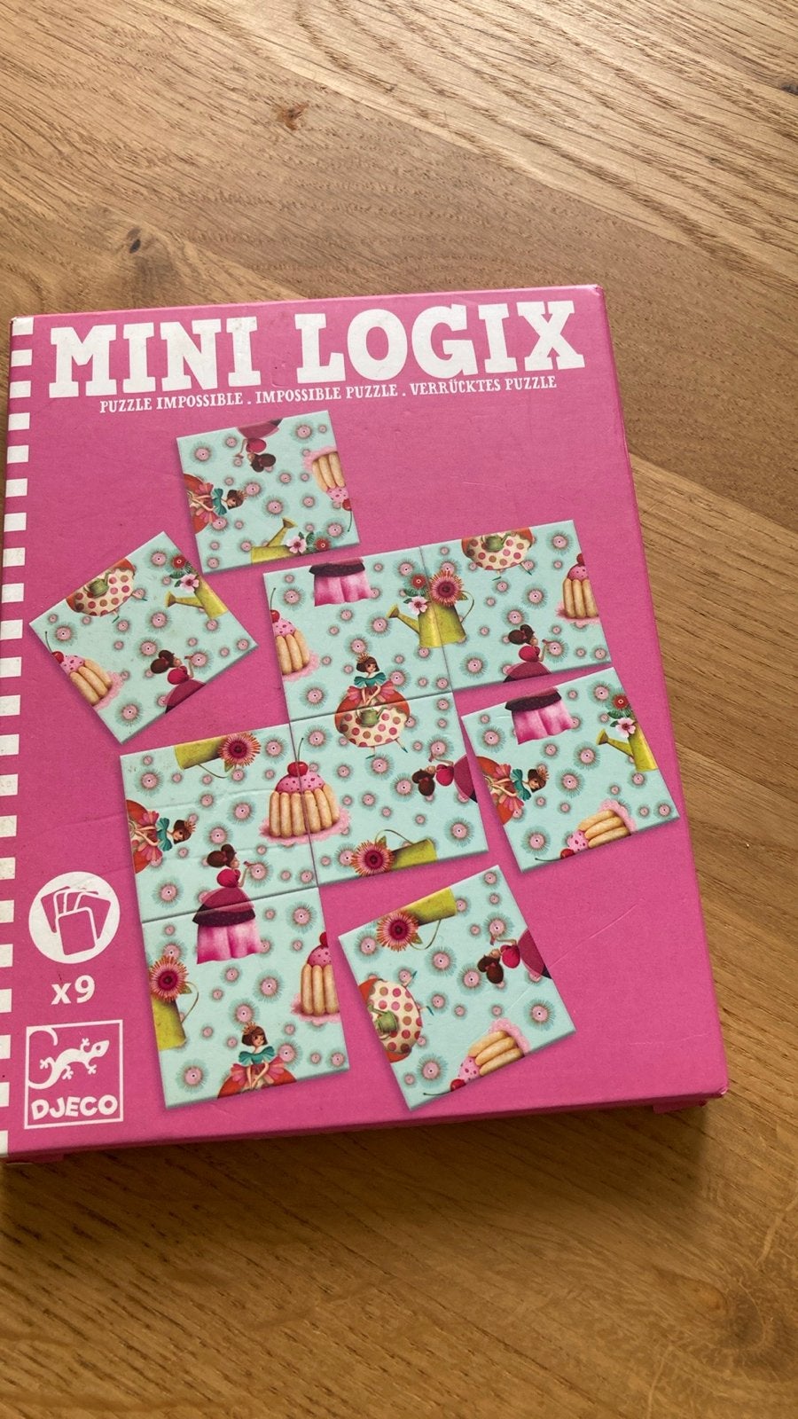 Djeco Mini Logix Puzzel - Onmogelijk Puzzel, Ophalen of Verzenden, Minder dan 10 stukjes, Zo goed als nieuw, 6 jaar of ouder