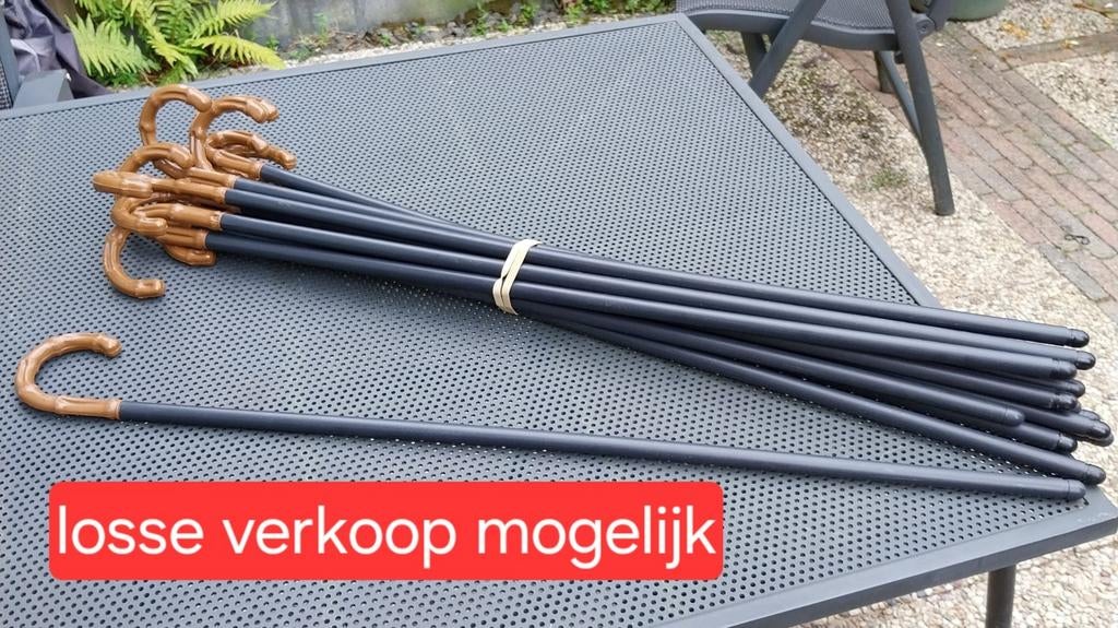 20x wandelstok / Charley Chaplin stok / oude opa stok, Nieuw, Overige maten, Ophalen of Verzenden, Overige thema's
