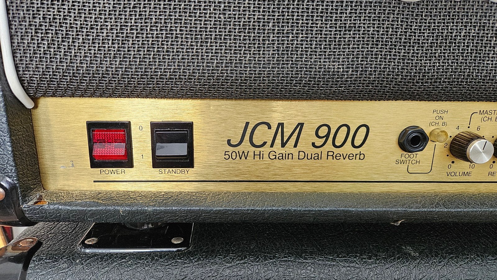 Marshall JCM900 50W Hi Gain Dual Reverb gitaarversterker, Ophalen, Gebruikt, Gitaar, 50 tot 100 watt