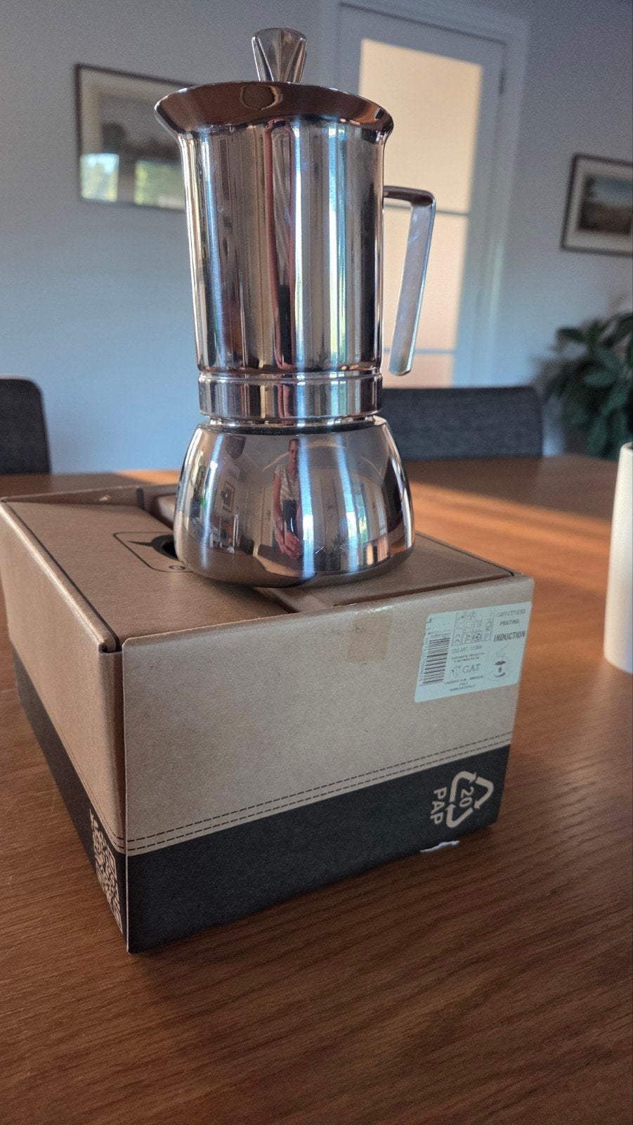 Nieuwe G.A.T. Inductie Percolator, Overige typen, Ophalen of Verzenden, Metaal, Overige merken