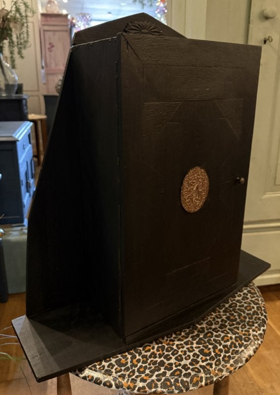 Brocante kastje, vintage wandkastje antiek hangkastje  VdlM, Huis en Inrichting, Ophalen, Zo goed als nieuw