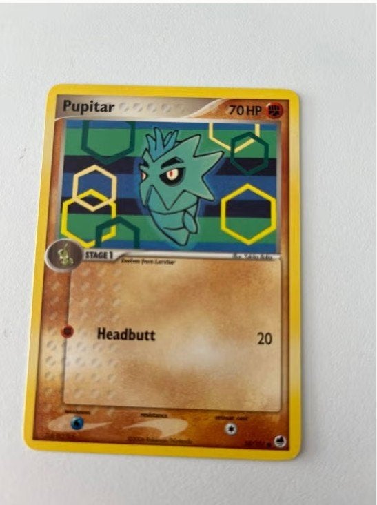 Pupitar Pokémon Kaart 58/101 Dragon Frontiers, Ophalen of Verzenden, Zo goed als nieuw