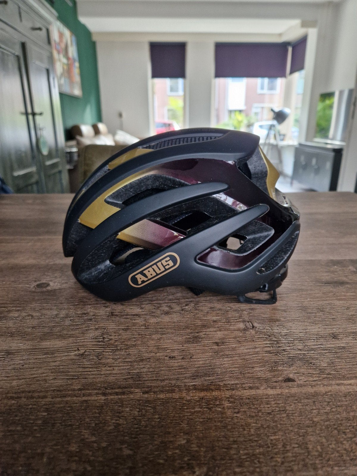 Abus Airbreaker Fietshelm. maat S (51-55 cm), Fietsen en Brommers, S, Ophalen of Verzenden, Zo goed als nieuw, Abus