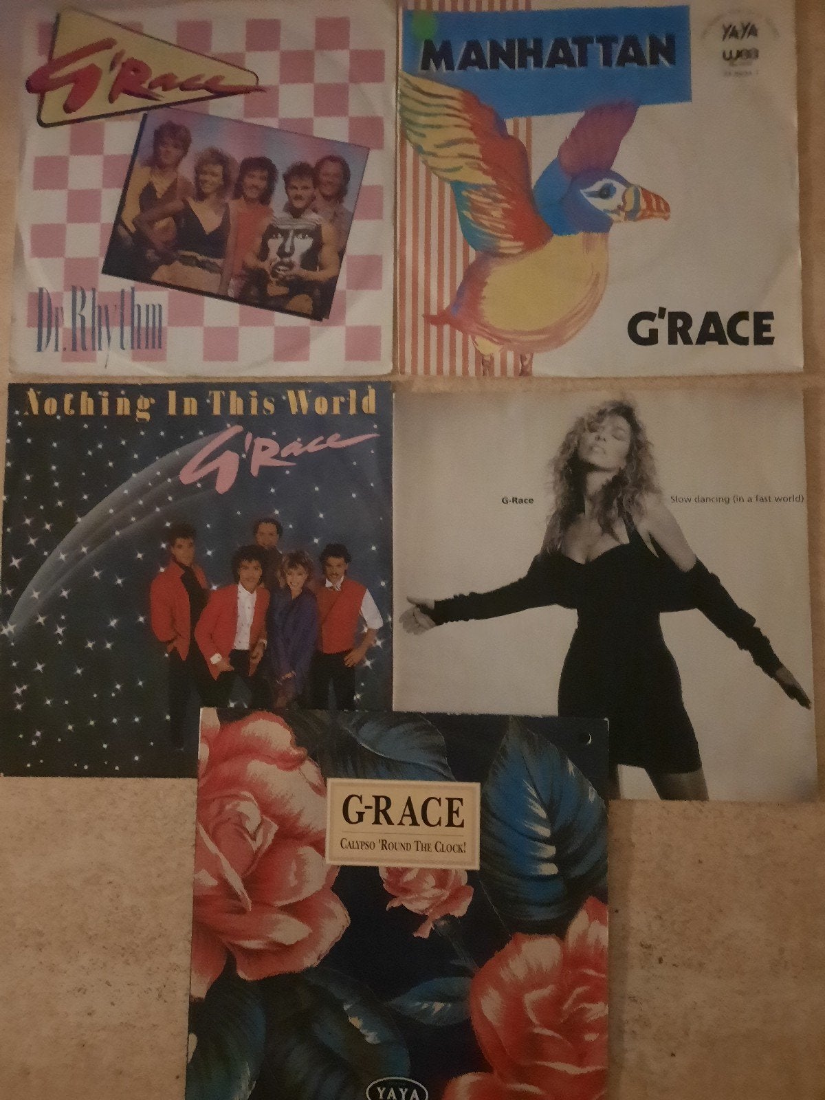 9x vinyl singels van G-Race, Ophalen of Verzenden, Zo goed als nieuw, Overige formaten