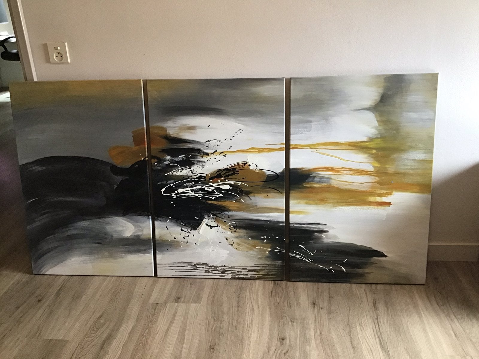Mooi abstract schilderij in zeer goede staat, Ophalen