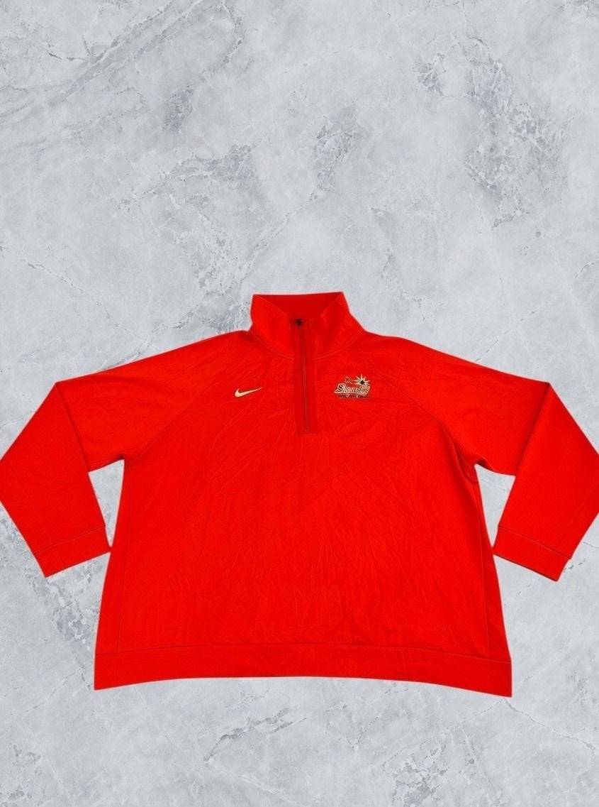 Rood Nike heren sweater (troyer / quarter zip) maat XXL, Colosseum 1, 1213 NL Hilversum, Nederland, Verzenden, Overige maten, Serviceinfo.nl@nike.com