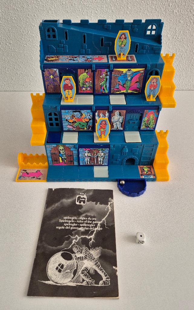 De Bibberburcht Gezelschapsspel Jumbo 1980 Compleet, Drie of vier spelers, Ophalen of Verzenden, Gebruikt, Jumbo