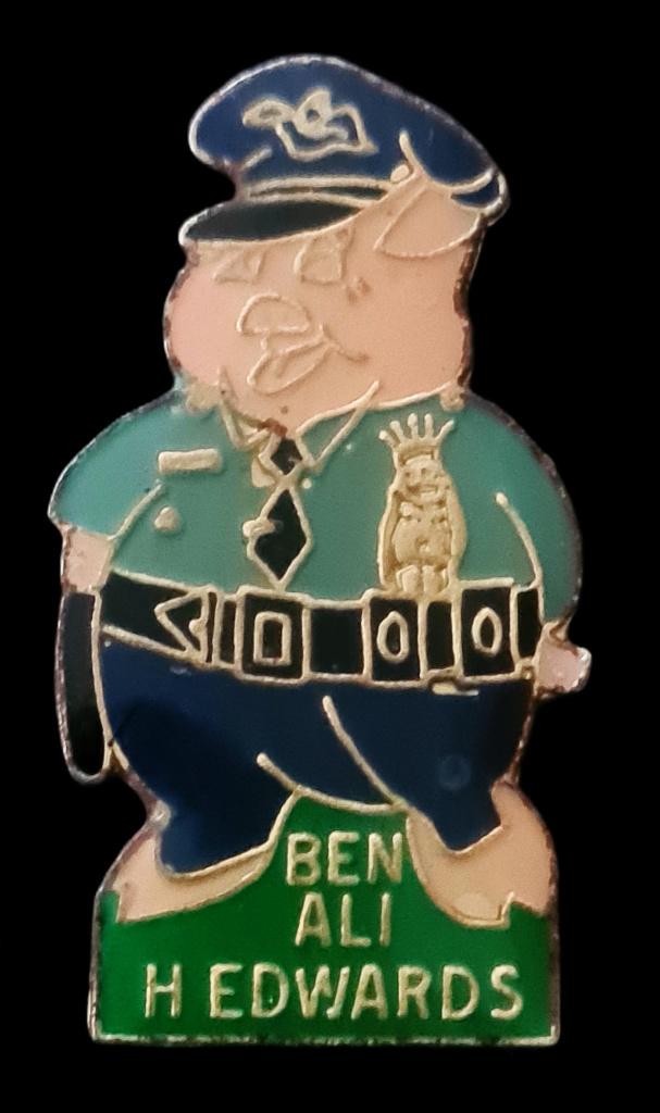 Politieman- Ben Ali H. Edwards pin, Verzamelen, Speldjes, Pins en Buttons, Verzenden, Nieuw, Figuurtje, Speldje of Pin