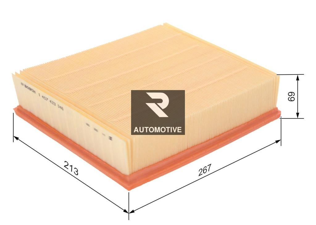 LUCHTFILTER Audi A4 B6 en B7/ Seat Exeo 0986626819, Auto-onderdelen, AUDI AG, Ophalen of Verzenden, Kundenbetreuung@audi.de, Seat