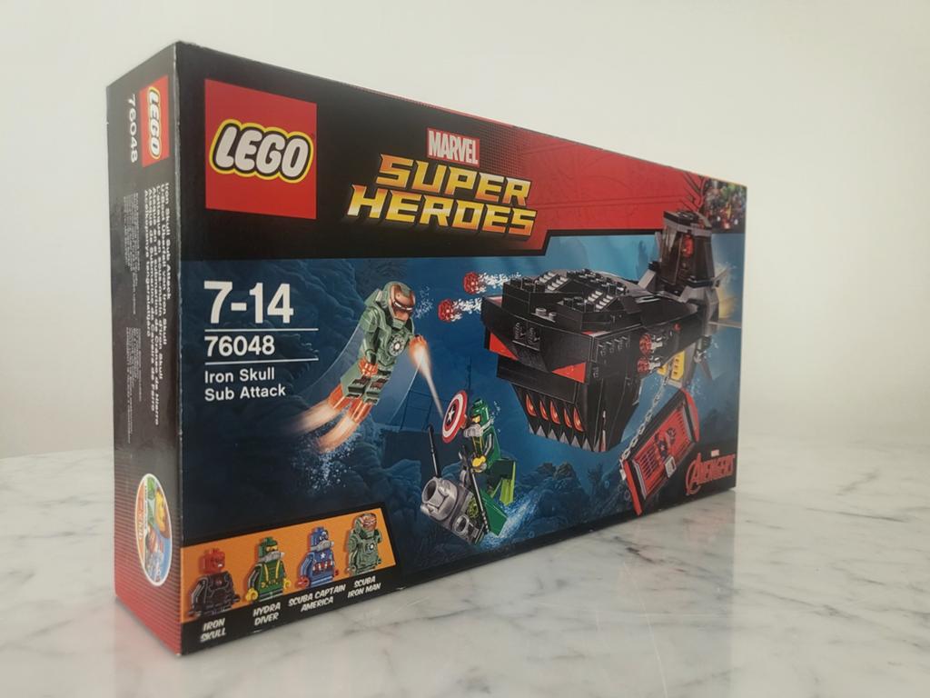LEGO Marvel Super Heroes 76048 Iron Skull Sub Attack, Lego, Nieuw, Ophalen of Verzenden, Compleet