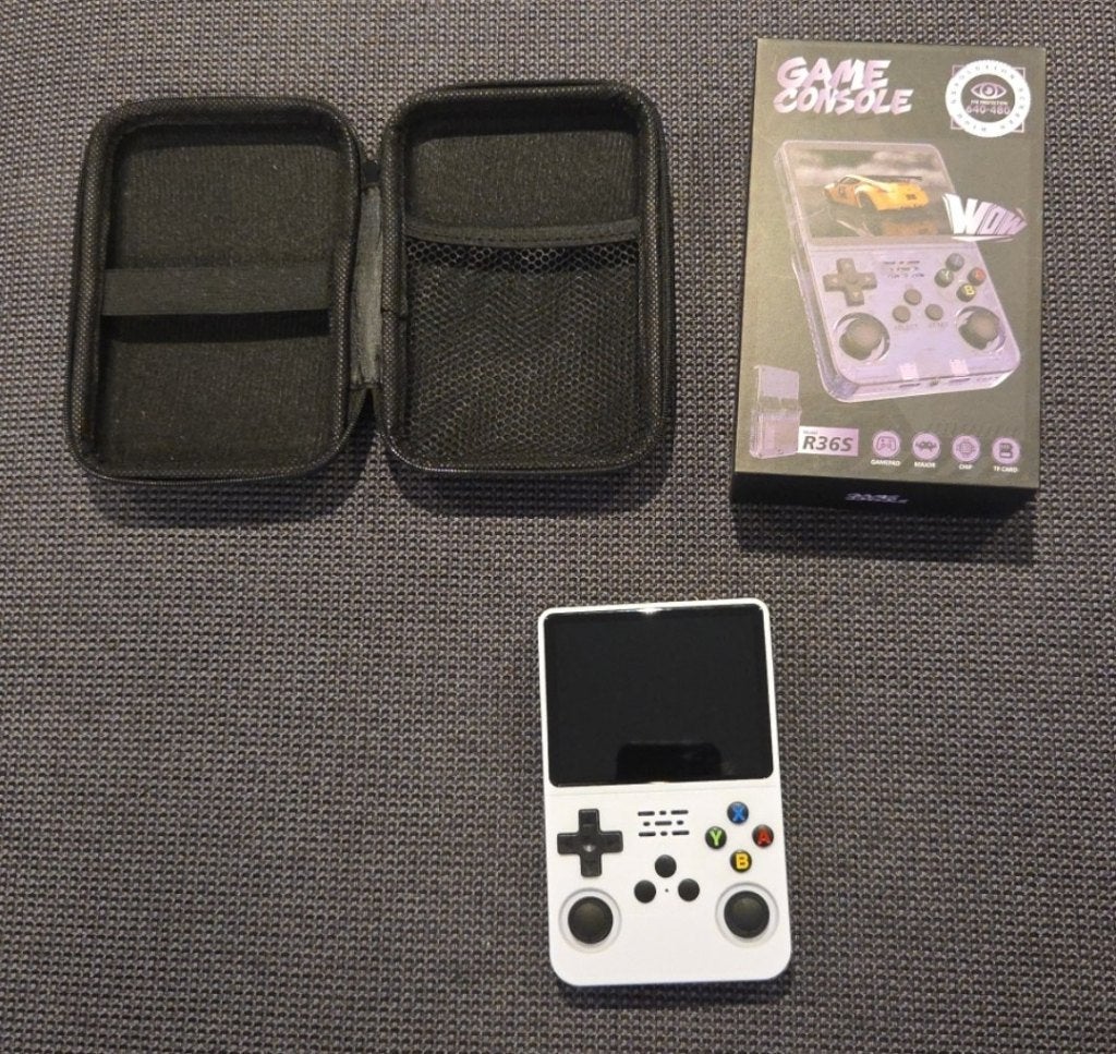 R36S Retro Handheld Wit + Hardcase | 20.000 Games, Ophalen, Overige merken, Nieuw