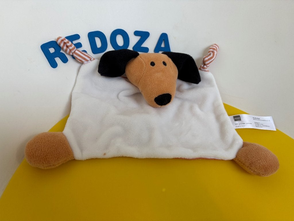 K3031 hema doekje hond wit gestreept, Ophalen of Verzenden, Zo goed als nieuw, Overige typen