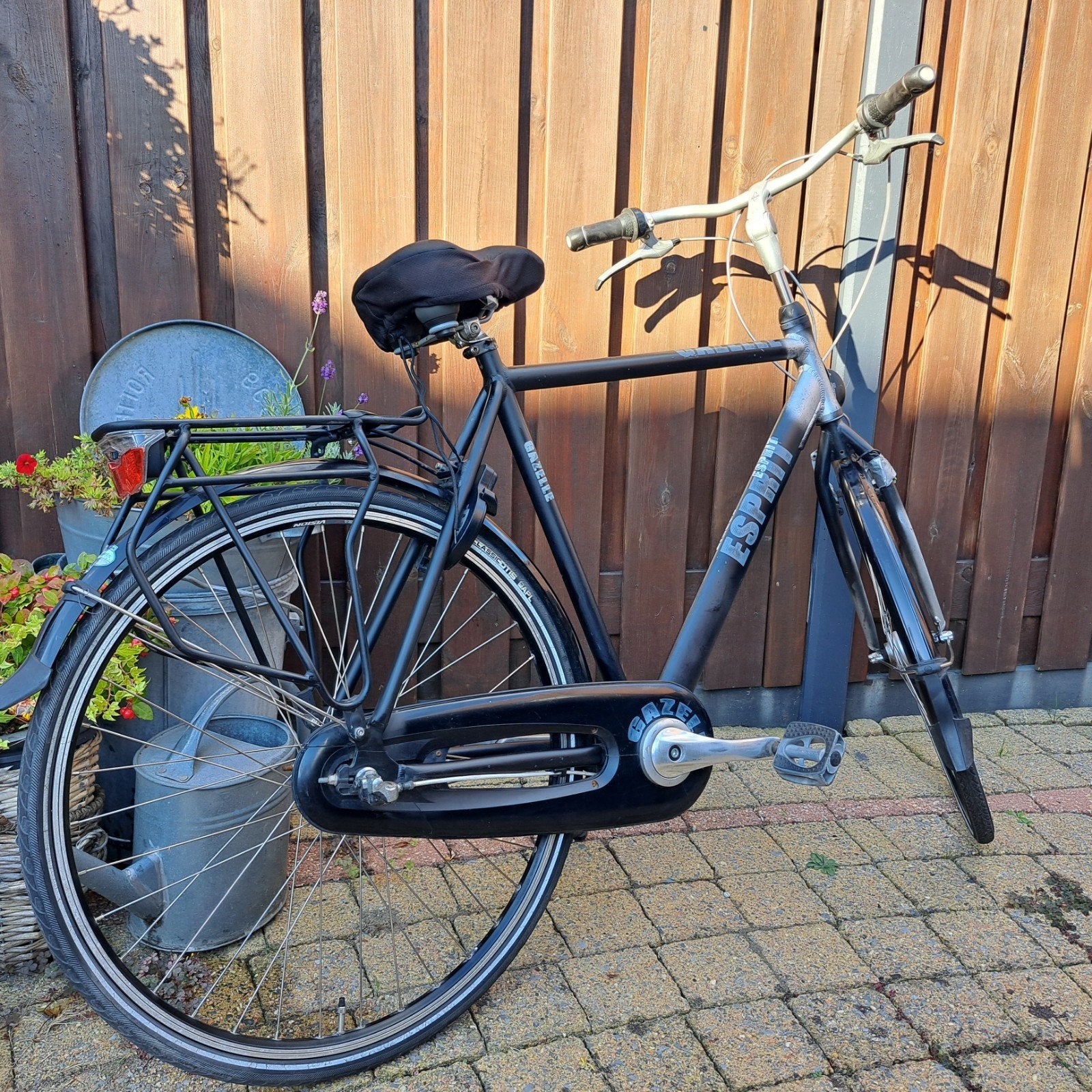 Gazelle Esprit herenfiets - Gebruikt, Fietsen en Brommers, Ophalen, Gebruikt, Velgrem, Versnellingen