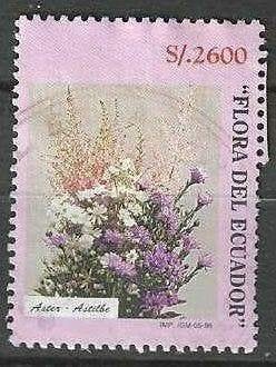 Ecuador 1998 - Yvert 1412 - Bloemen uit Ecuador (ST), Verzenden, Gestempeld, Zuid-Amerika