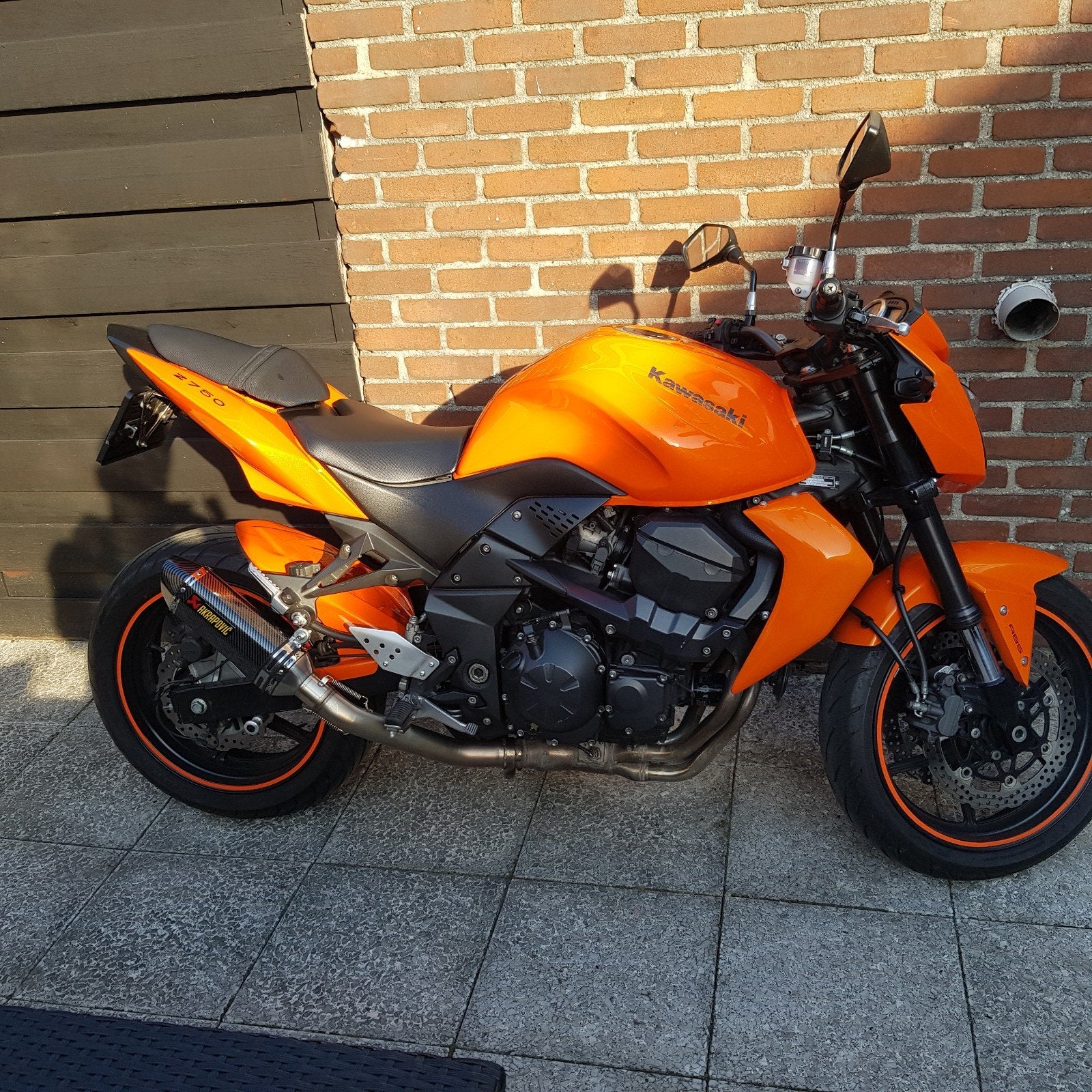 Kawasaki Z750 2008 - ABS - Orange Edition, 4 cilinders, Motorrijbewijs A, Gebruikt, 749 cc