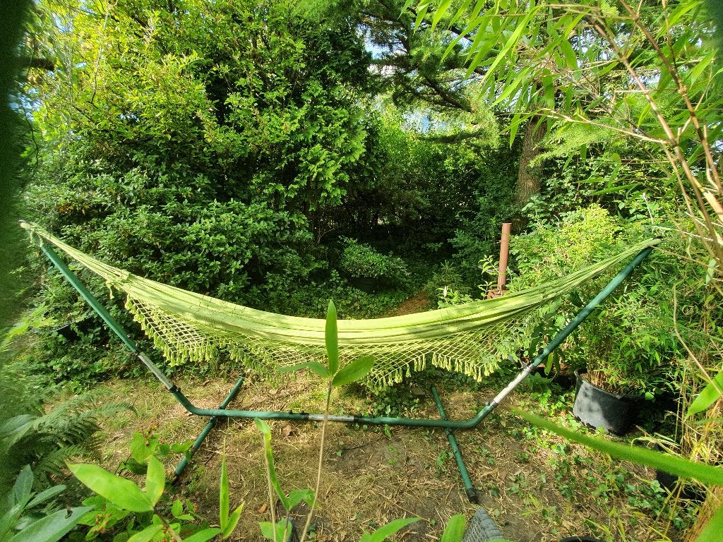 Metalen verstelbare hangmat standaard, Tuin en Terras, Ophalen