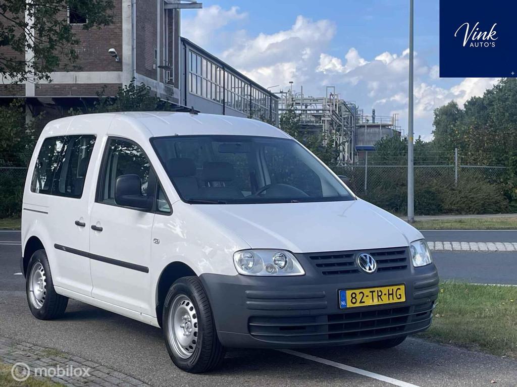 Volkswagen Caddy MPV 1.9 TDI Optive 5p., Auto's, Gebruikt, Overige modellen, 4 cilinders, Wit