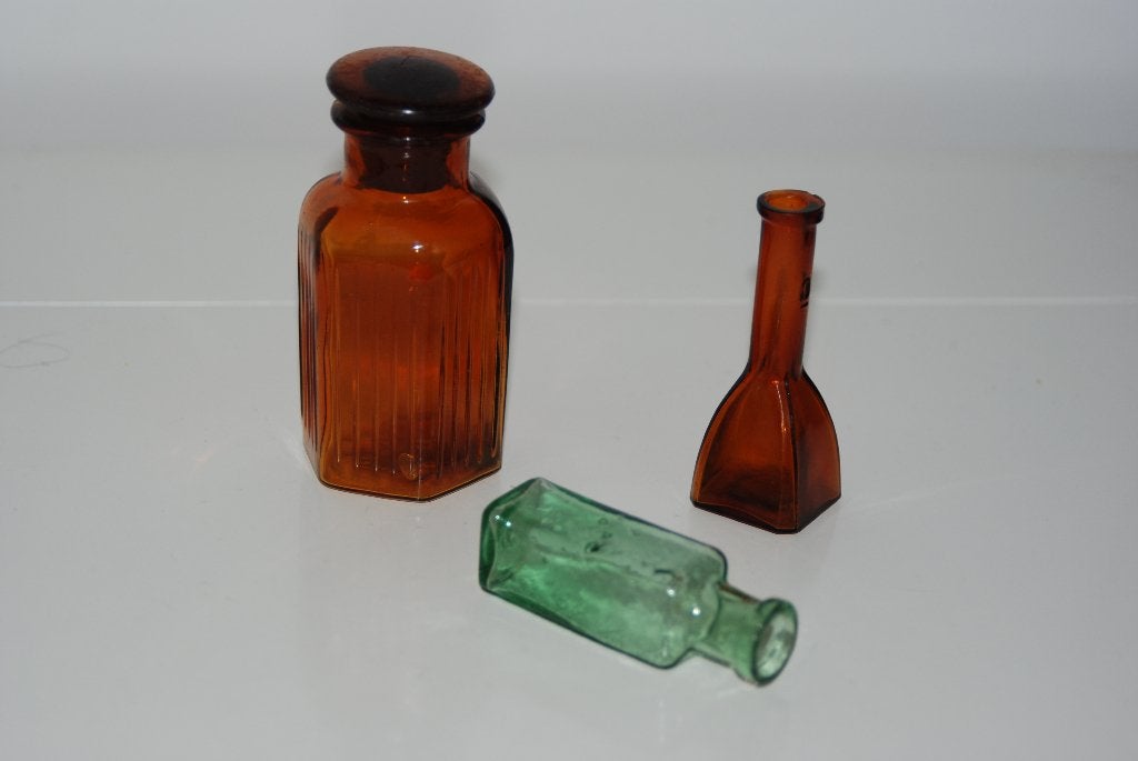 Oude medicijn flesjes, Ophalen of Verzenden