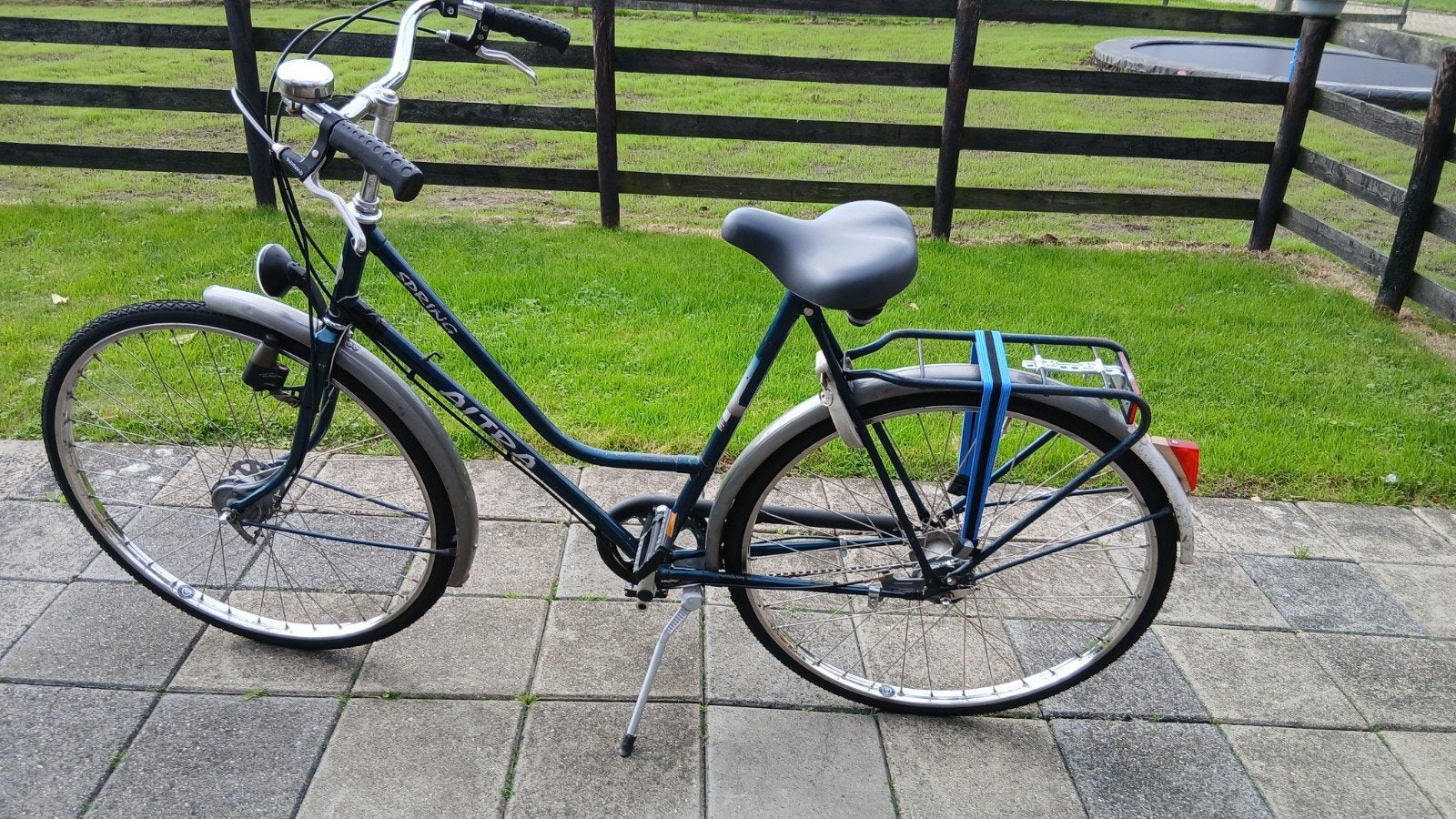 stationfiets 28inch, Gebruikt, Versnellingen, 56 cm of meer, Trommelrem