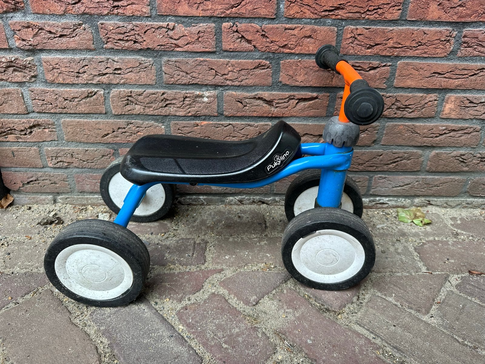 Pukylino loopfietsje blauw, Kinderen en Baby's, Speelgoed | Buiten | Voertuigen en Loopfietsen, Ophalen, Gebruikt, Loopfiets