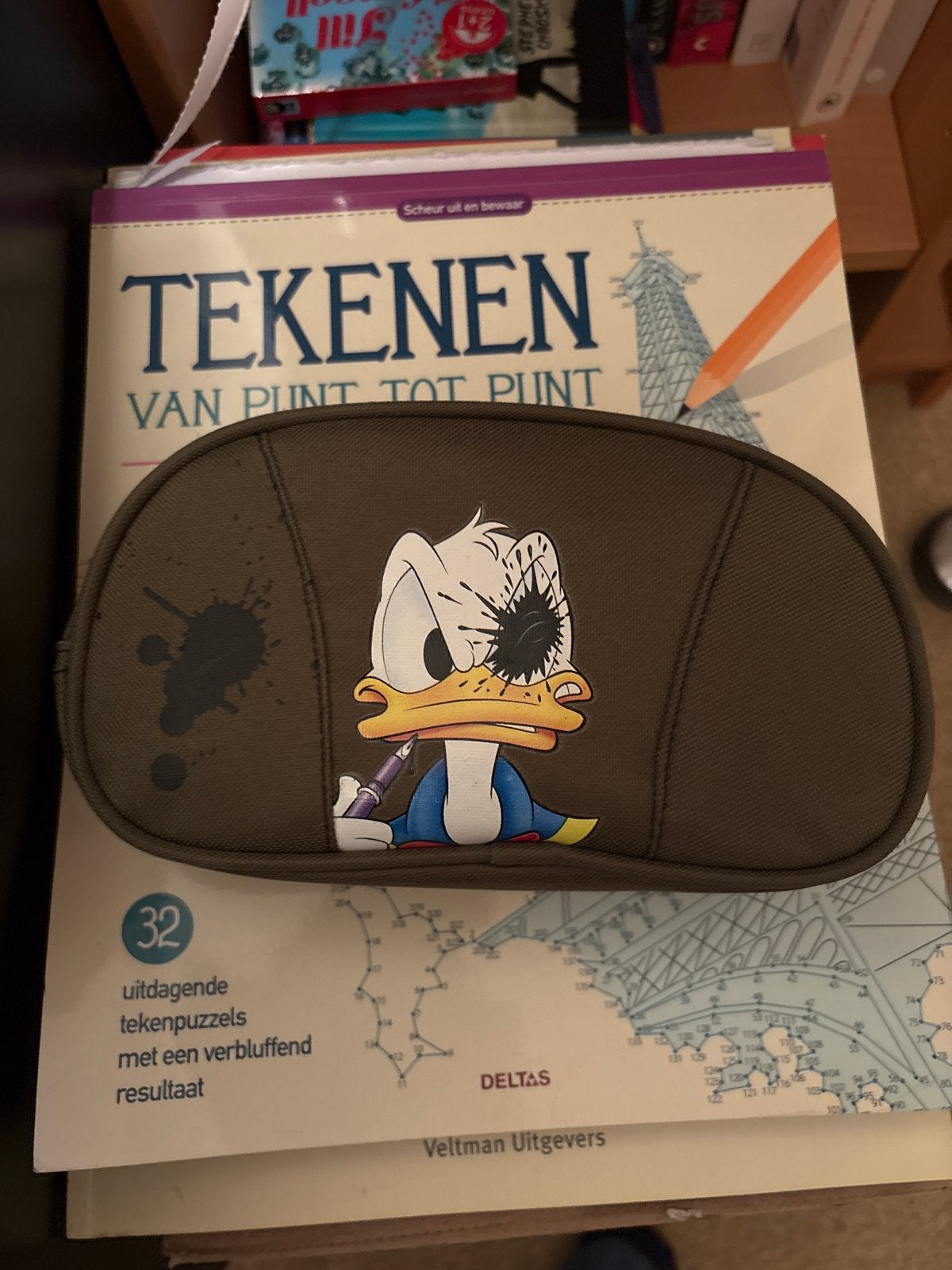 Donald Duck etui - Gebruikt, Ophalen of Verzenden, Gebruikt