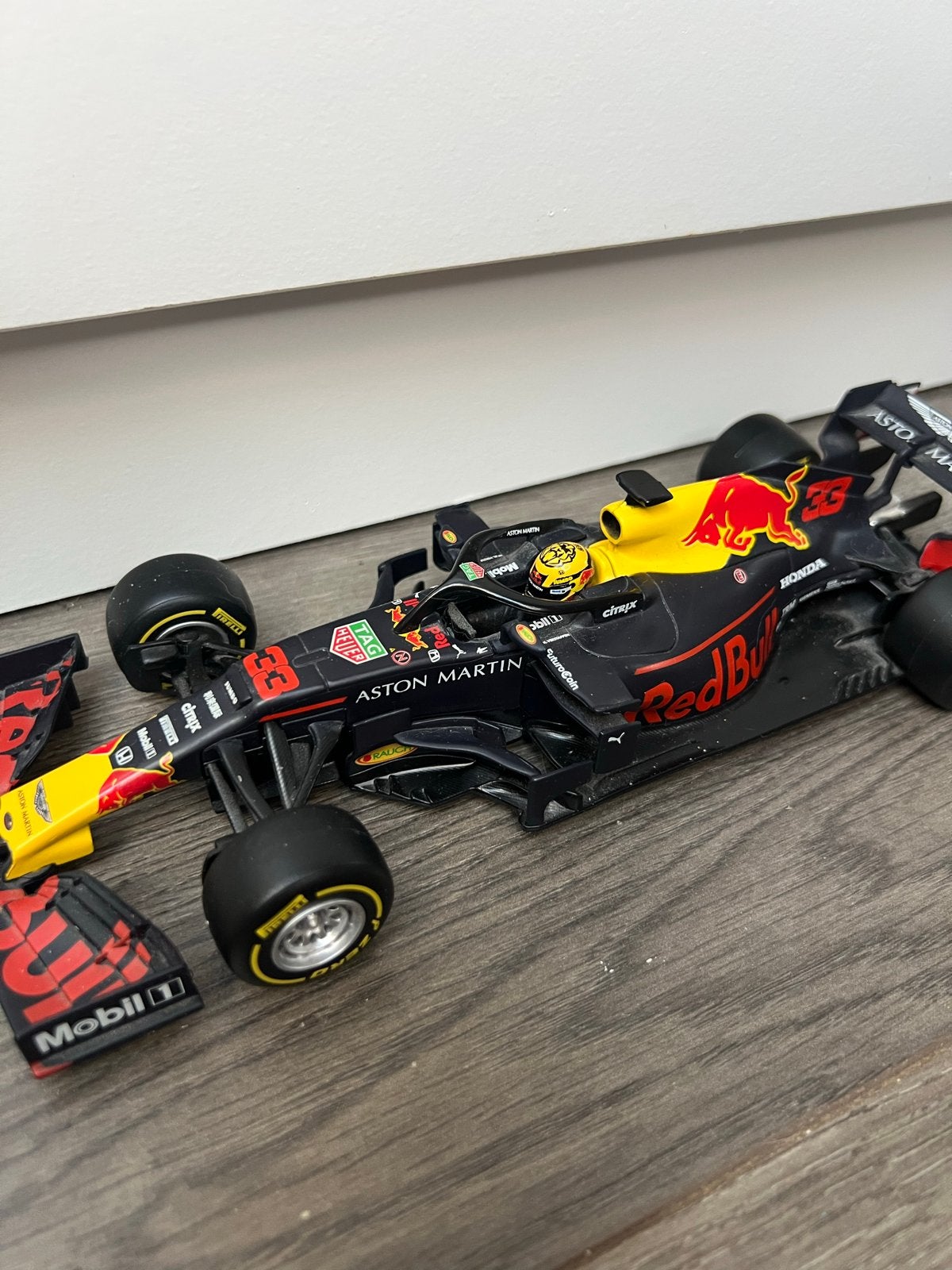 F1 Auto Max verstappen RB15 schaal 1:24, Ophalen of Verzenden, Zo goed als nieuw, Auto, Overige merken