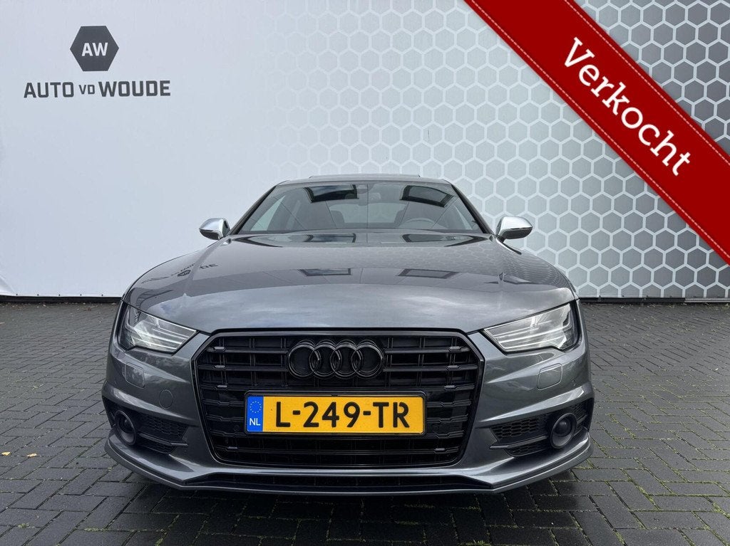 Audi S7 4.0 TFSI S7 RS7 quattro Leder Matrix Schuifdak 450PK, Auto's, Audi, Automaat, Gebruikt, 4 stoelen, 120 €/maand