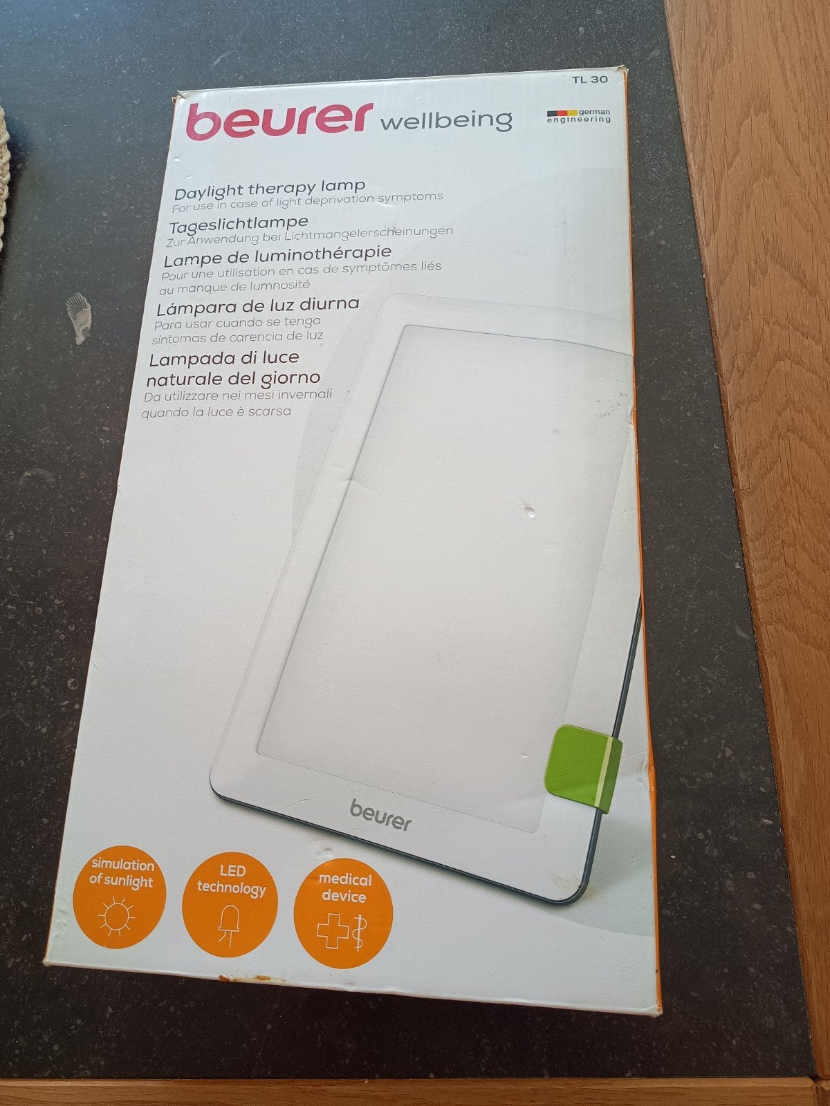 Beurer daglichtlamp TL30, Ophalen, Overige typen