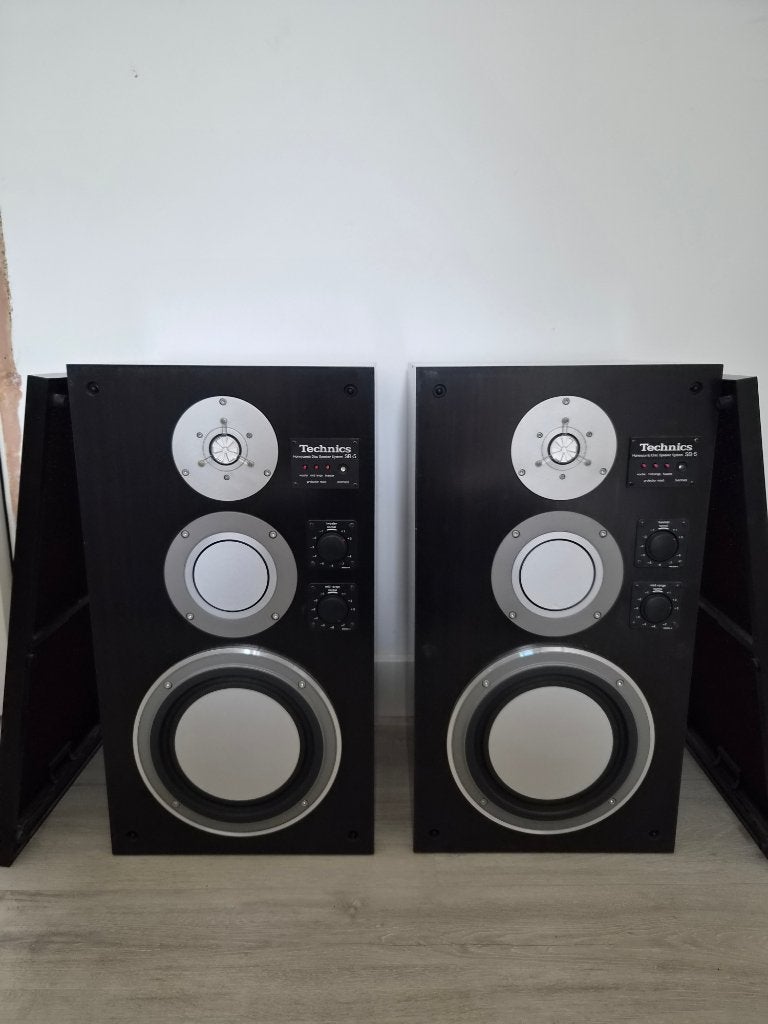 Set Technics SB-5 honeycomb speakers, Audio, Tv en Foto, Luidsprekers, Stereo speakers, Zo goed als nieuw, 60 tot 120 watt, Ophalen