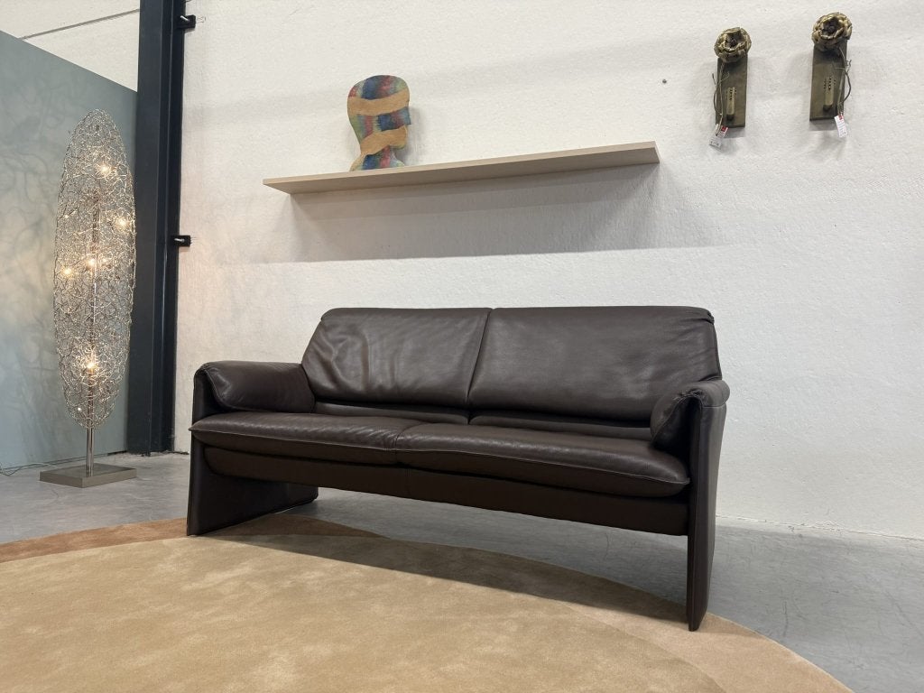 Leolux Bora Beta Bank 2,5 zits Senso Chocolat leer 176, Leolux, Info@leolux.nl, 150 tot 200 cm, Tweepersoons