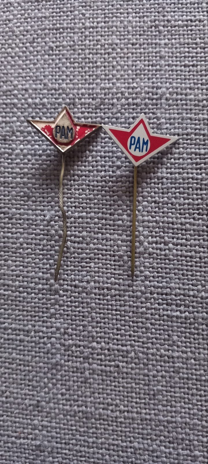 Vintage PAM Speldjes - Set van 2, Ophalen of Verzenden