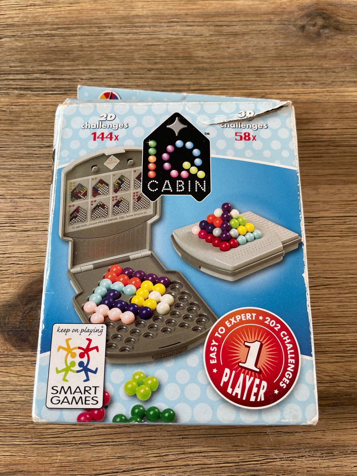 Smart Games IQ-Building Logic Game: Cabin, Een of twee spelers, Ophalen of Verzenden, Gebruikt, Reisspel