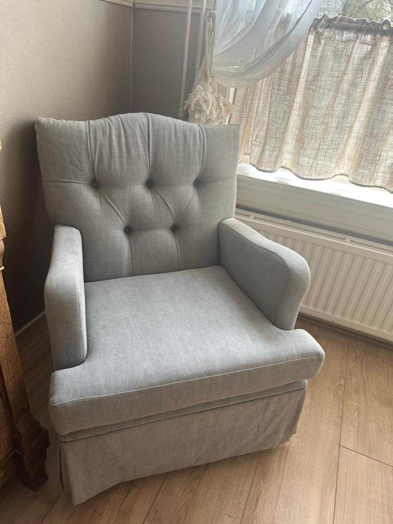 Mooie olav home fauteuil als nieuw, Huis en Inrichting, Fauteuils, Ophalen, Zo goed als nieuw, 75 tot 100 cm, 50 tot 75 cm