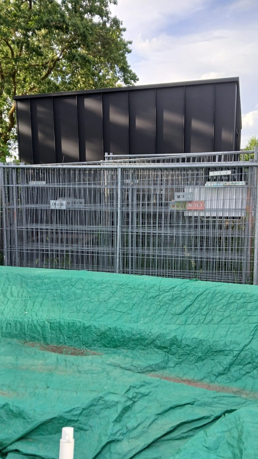Bouwhekken en accessoires voor bouwplaats, Ophalen, Gebruikt