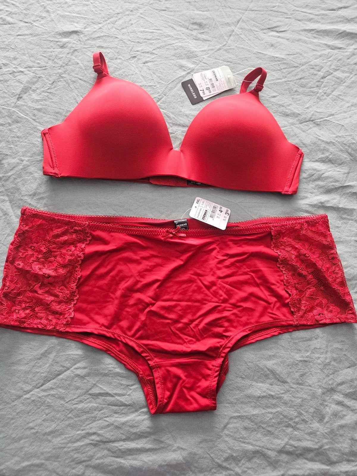 Rood Lingerie Setje van Zeeman - BH en Slip, Zeeman, Verzenden, Rood, Setje