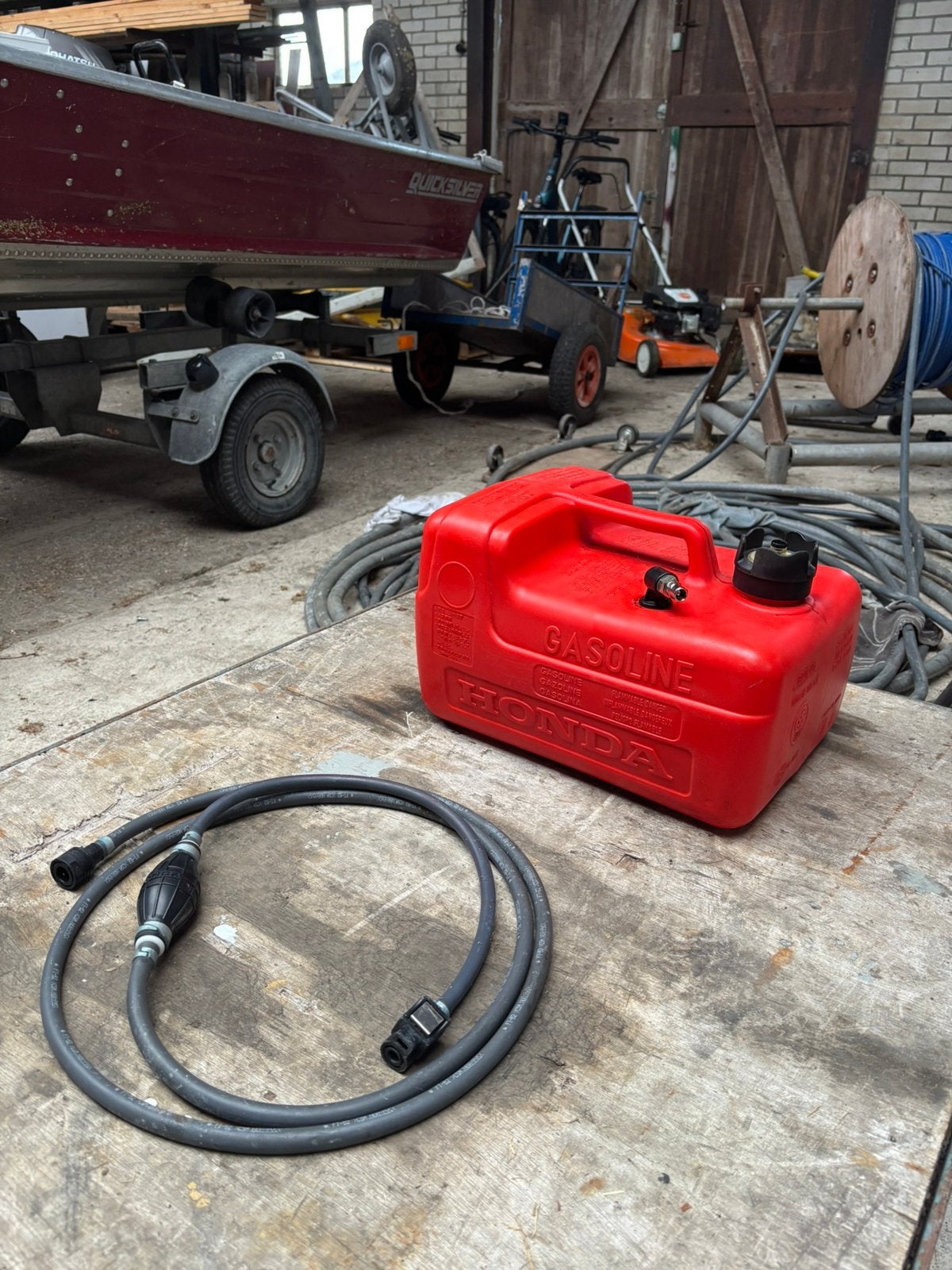 12l benzine tank, Watersport en Boten, Verzenden, Zo goed als nieuw, Motor en Techniek, Motorboot